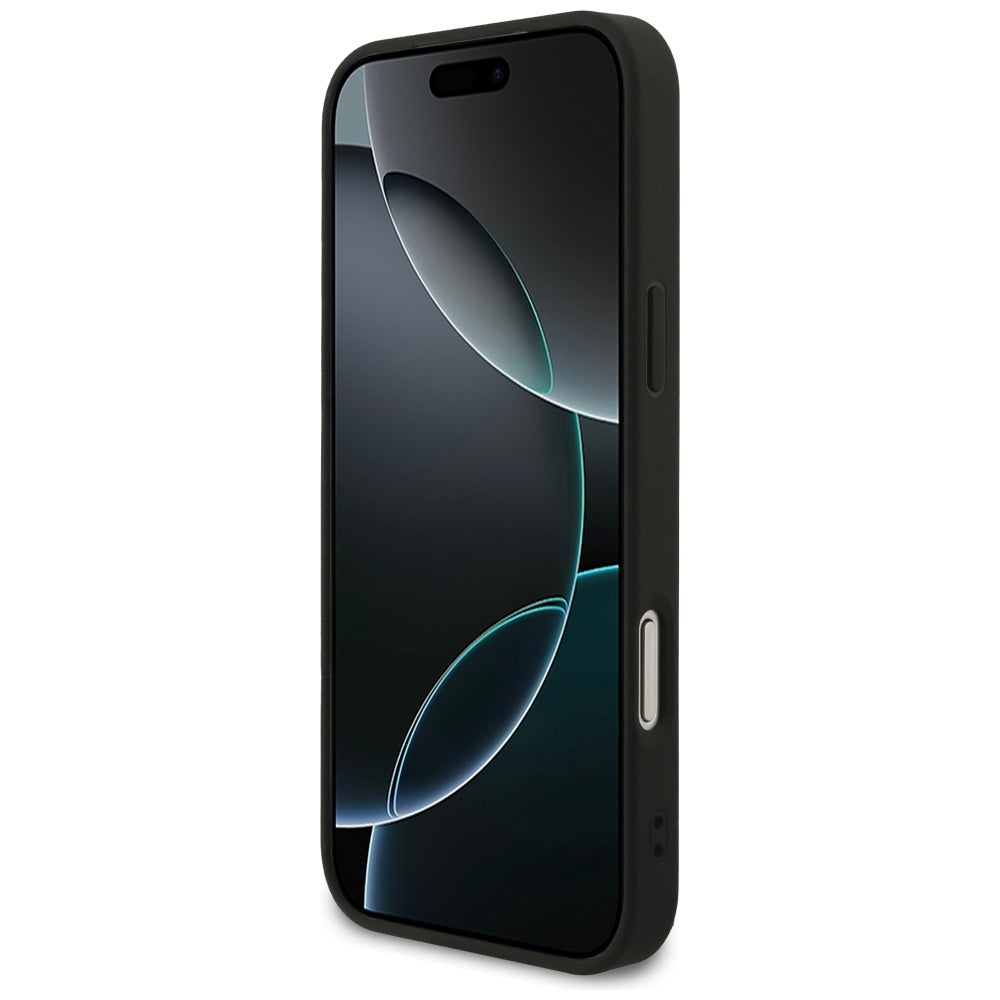 Case for Apple iPhone 17 Pro Max, Guess, 4G Classic, Black