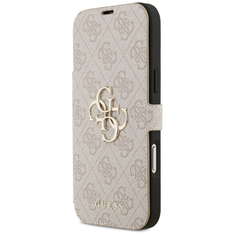 Case for Apple iPhone 17 Pro Max, Guess, 4G Metal Logo, Pink