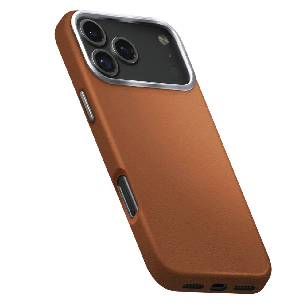 Case for Apple iPhone 17 Pro, UNIQ, Lyden Leatherette, Brown