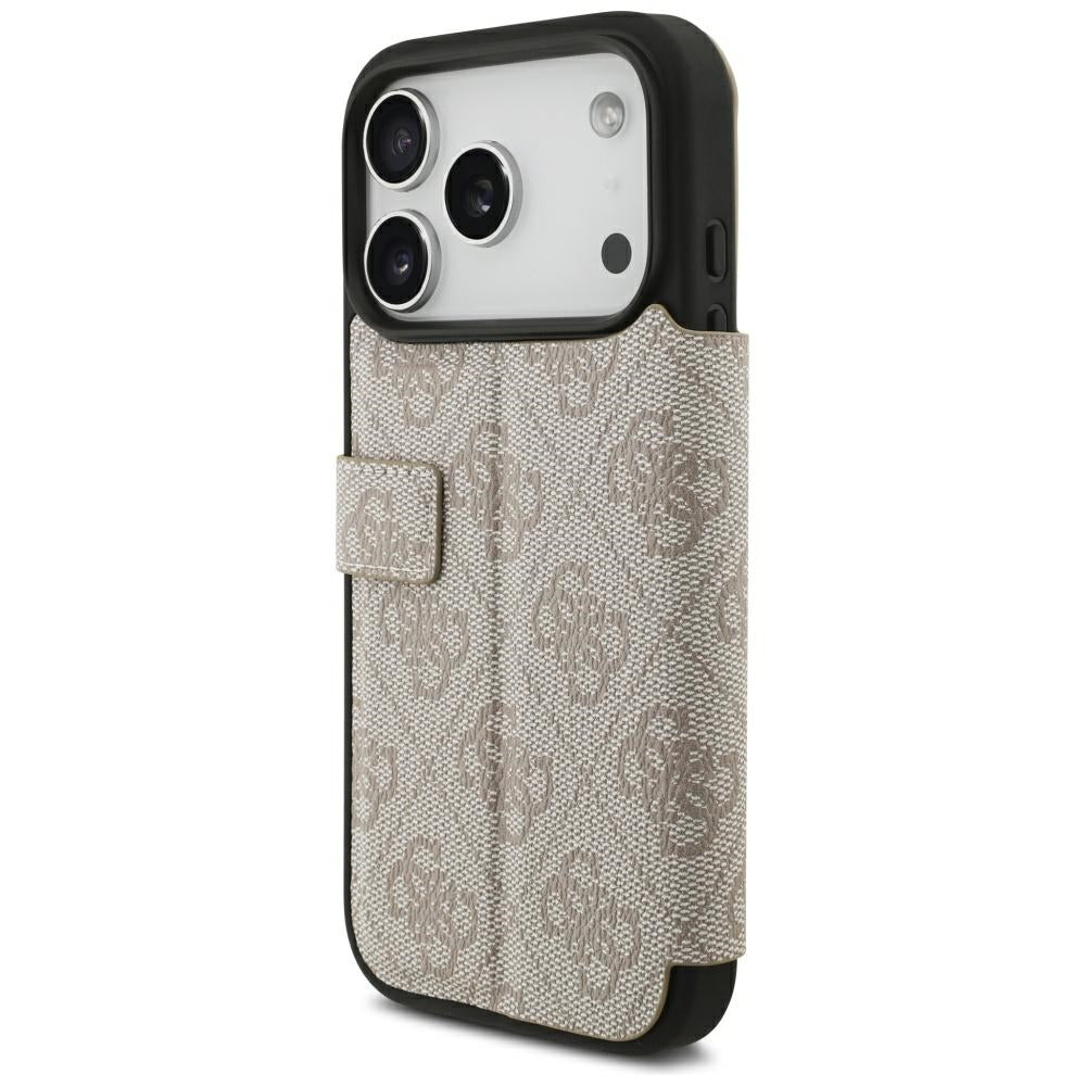 Case for Apple iPhone 18 Pro / 17 Pro, Guess, 4G Metal Logo, Pink