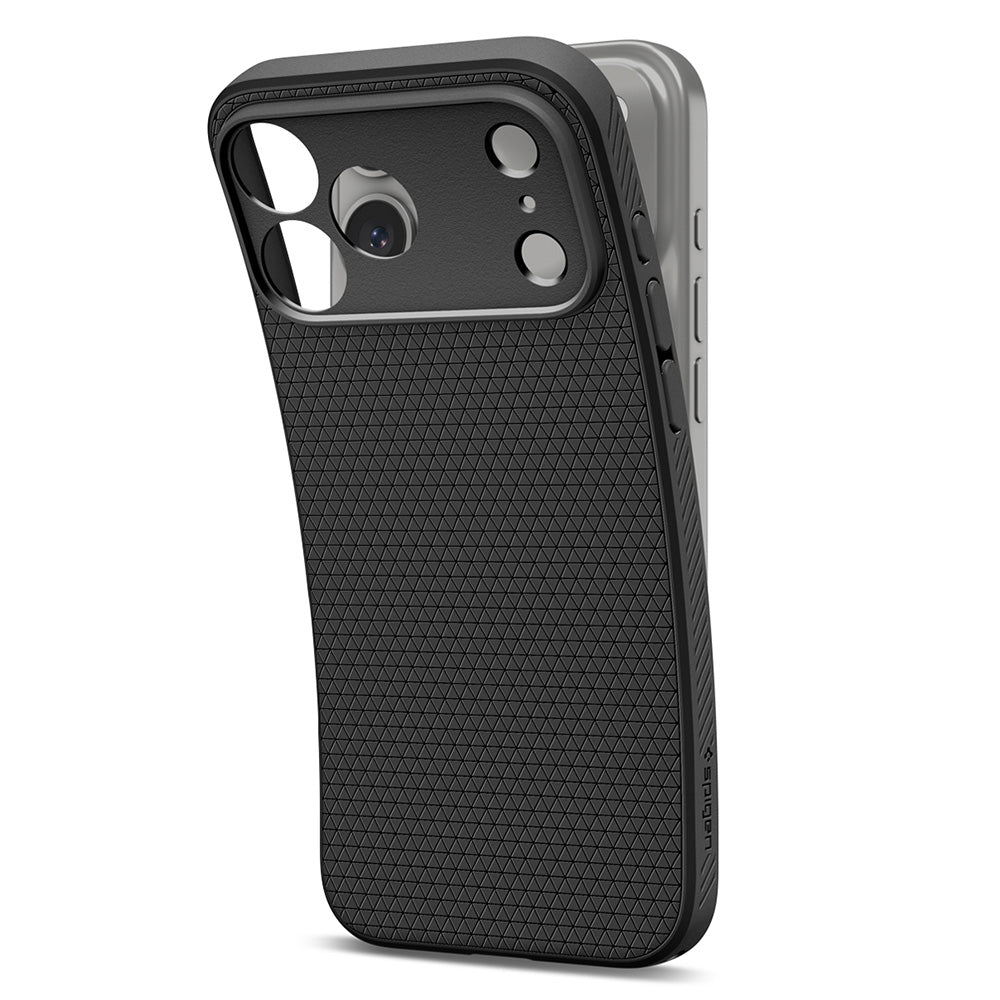 Case for Apple iPhone 18 Pro / 17 Pro, Spigen, Liquid Air, Matte Black ACS12149