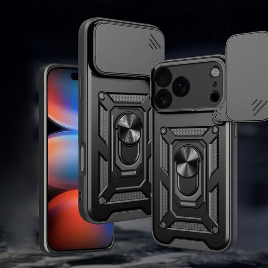 Case for Apple iPhone 18 Pro / 17 Pro, Techsuit, CamShield, Rose Gold