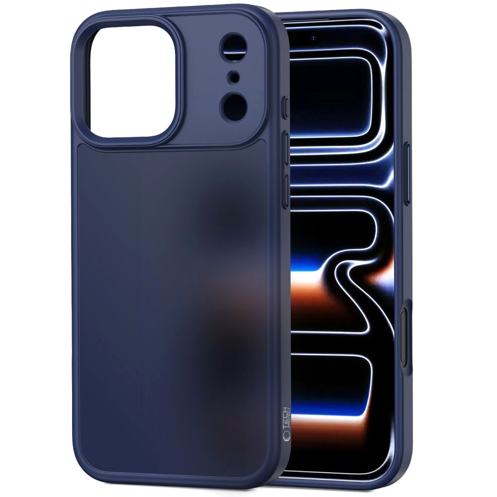 Case for Apple iPhone 17 Pro, Tech-Protect, Magmat, Matte Navy Blue