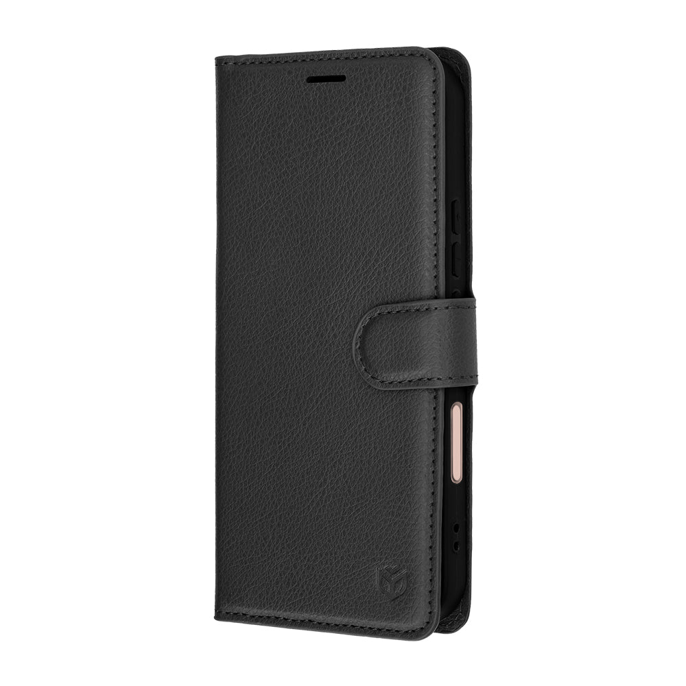 Case for Honor 600 Lite, Techsuit, Leather Folio, Black