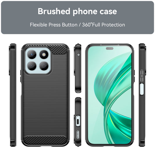 Case for Honor X8b, Techsuit, Carbon, Black