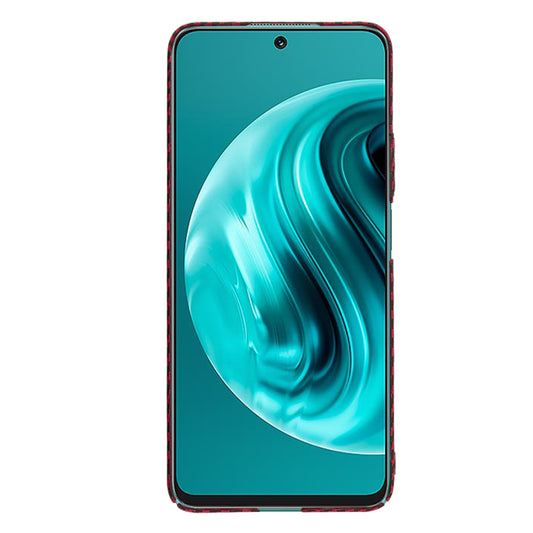 Case for Huawei nova 13i / nova 12i, Techsuit, Carbonite FiberShell, Red