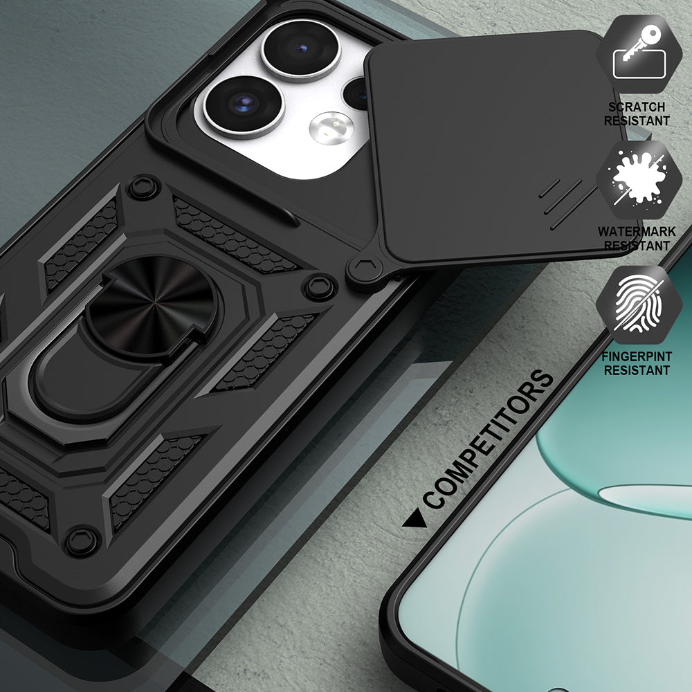 Case for Oppo Reno16 / Reno16 Pro, Techsuit, CamShield, Green