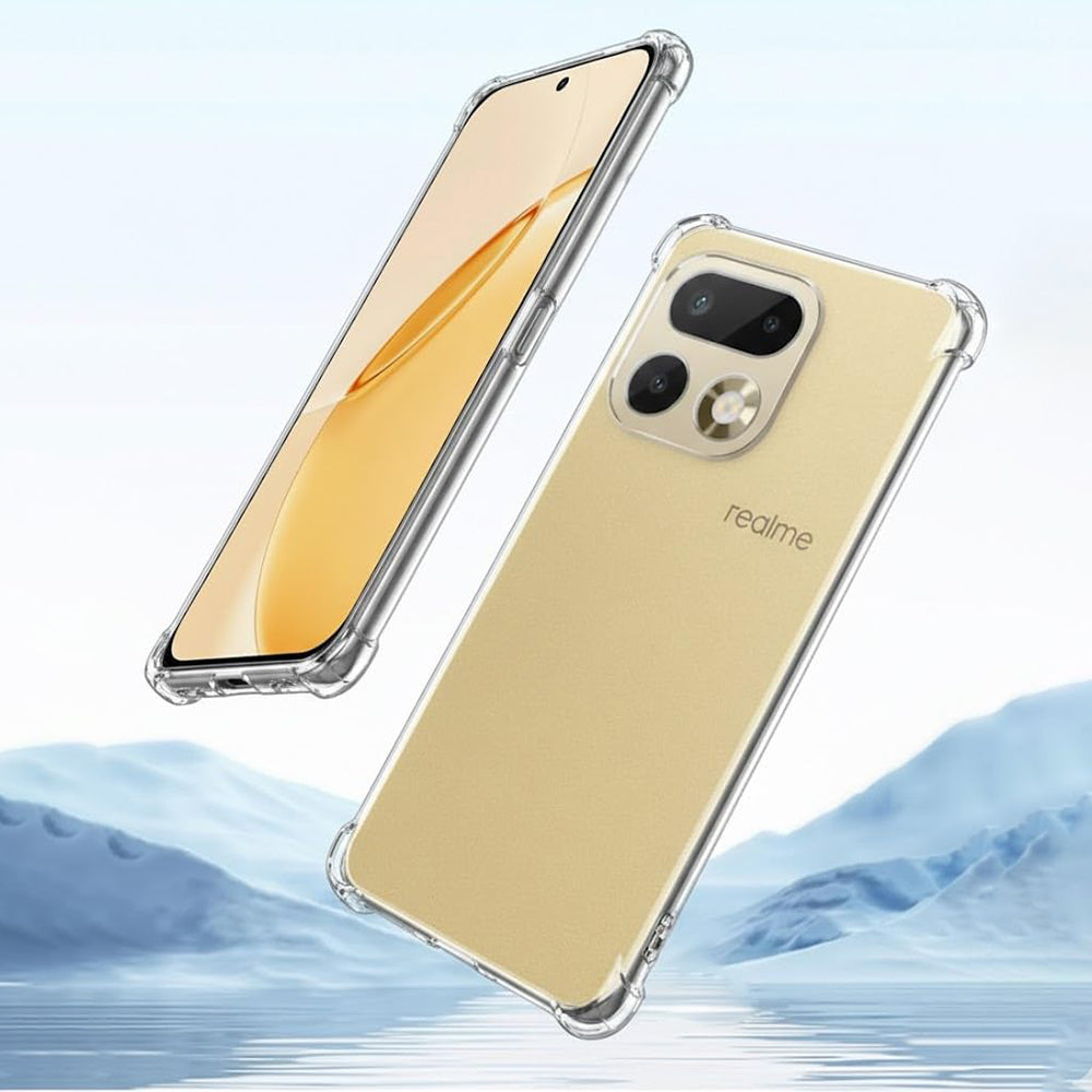Case for Realme 16 Pro+, Techsuit, Shockproof Clear, Transparent