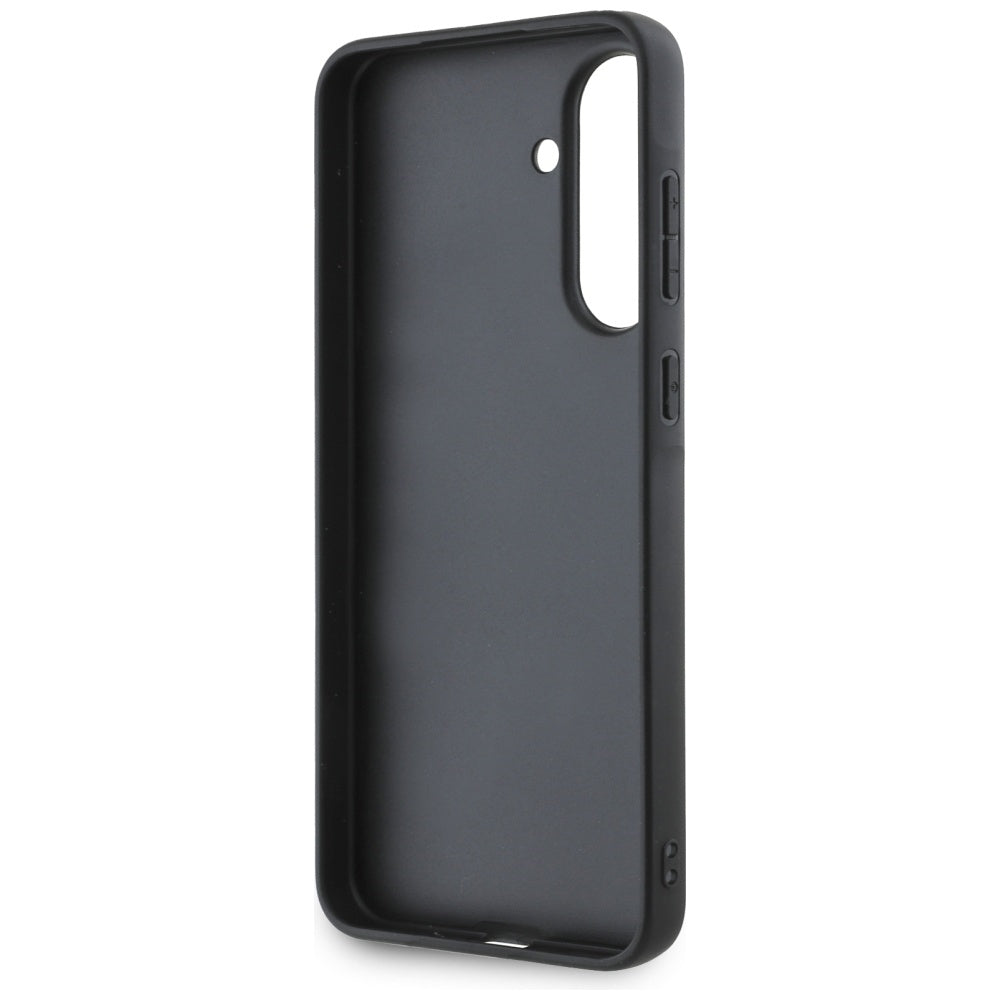 Case for Samsung Galaxy A36 A366, Karl Lagerfeld, Glitter Fixed Ikonik Karl, Black