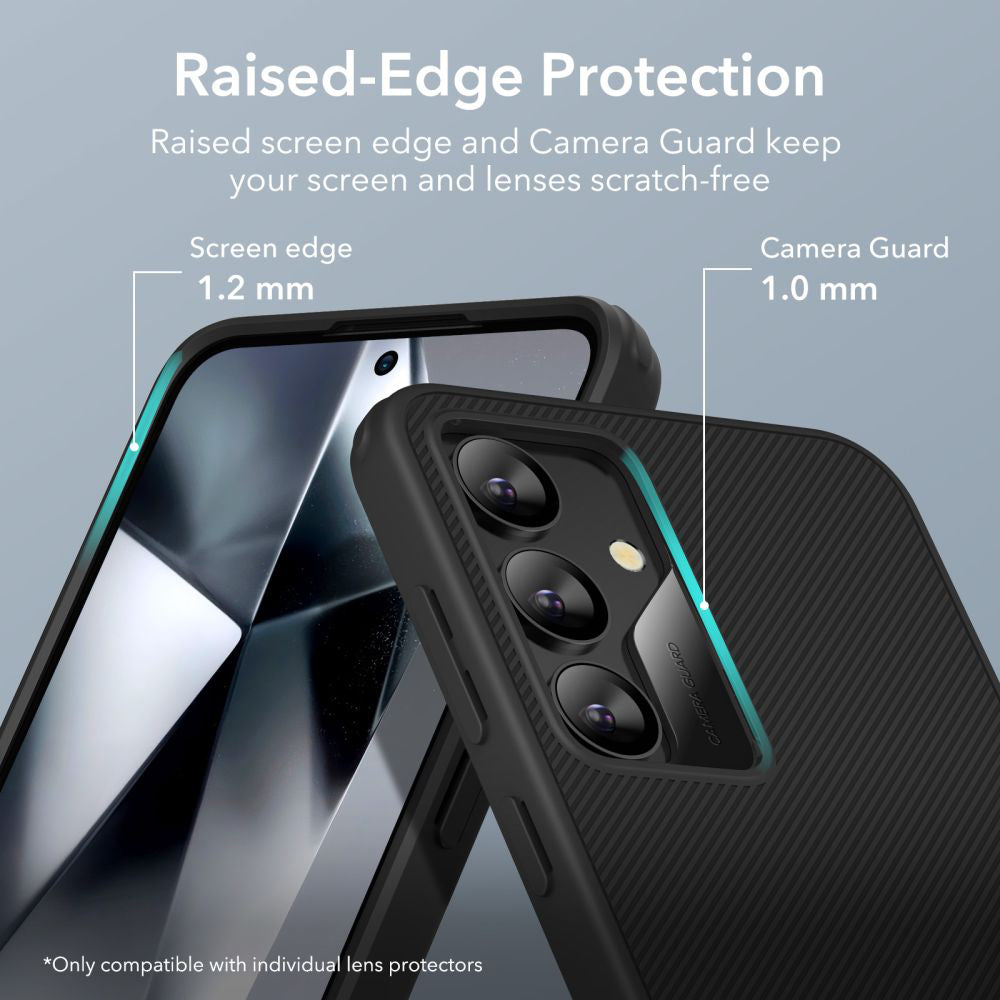 Case for Samsung Galaxy S24+ S926, ESR, Air Shield Boost Kickstand, Black
