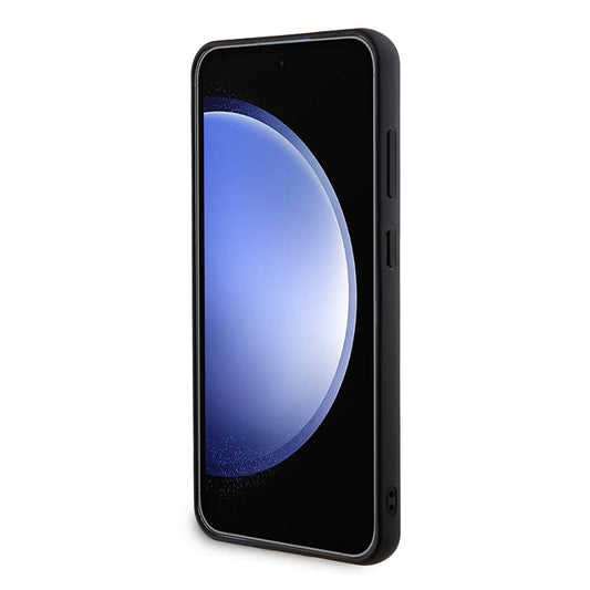 Case for Samsung Galaxy S24+ S926, Guess, Rhinestone Triangle Logo, Gold