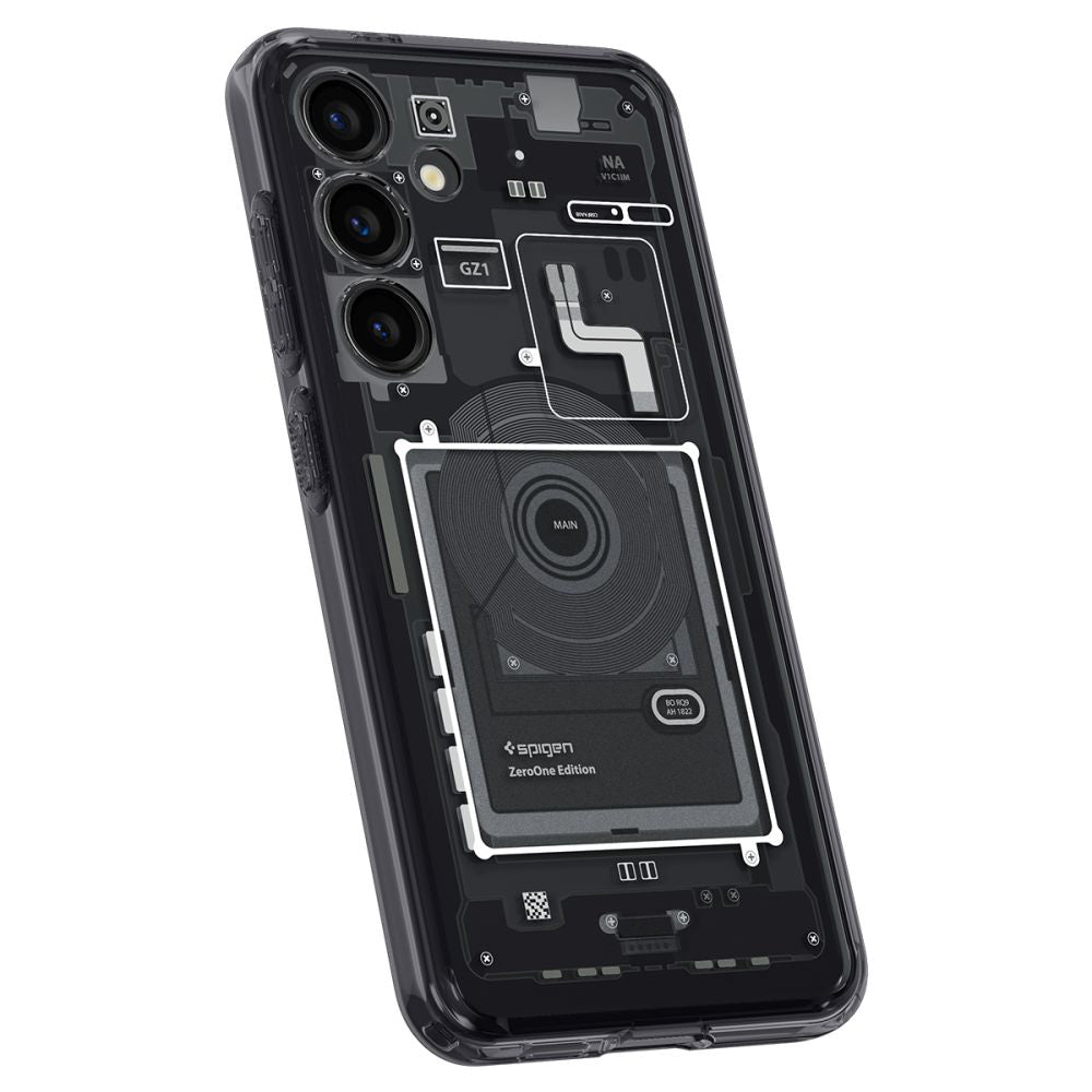 Case for Samsung Galaxy S24 S921, Spigen, Ultra Hybrid Zero One, Matte Black ACS07350