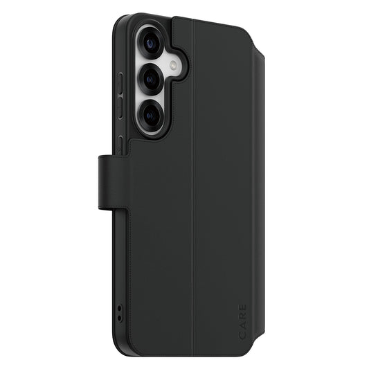 Case for Samsung Galaxy S25+ S936, PanzerGlass, Care Feature Kickstand Wallet, Black
