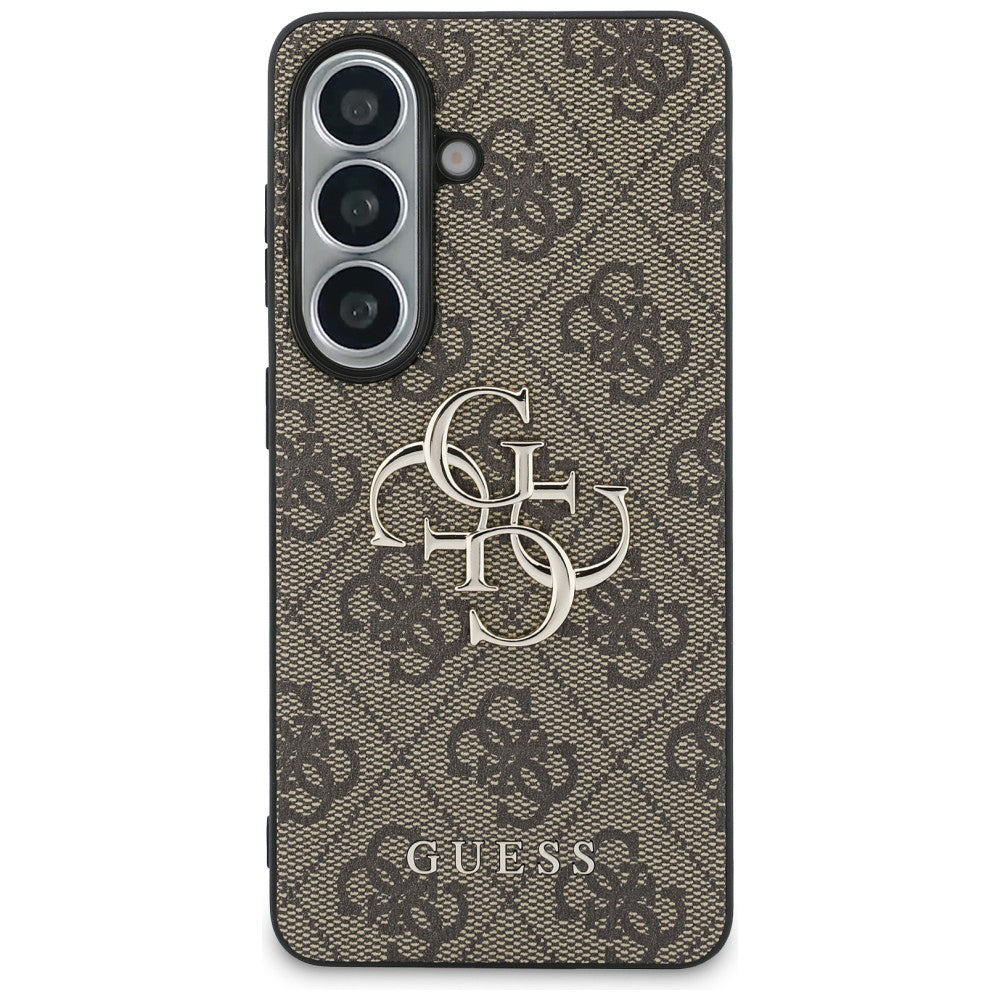 Case for Samsung Galaxy S26 Plus S947, Guess, 4G Big Logo, Brown