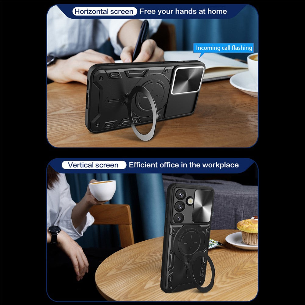 Case for Samsung Galaxy S26 Plus, Techsuit, CamGuard Pro, Purple