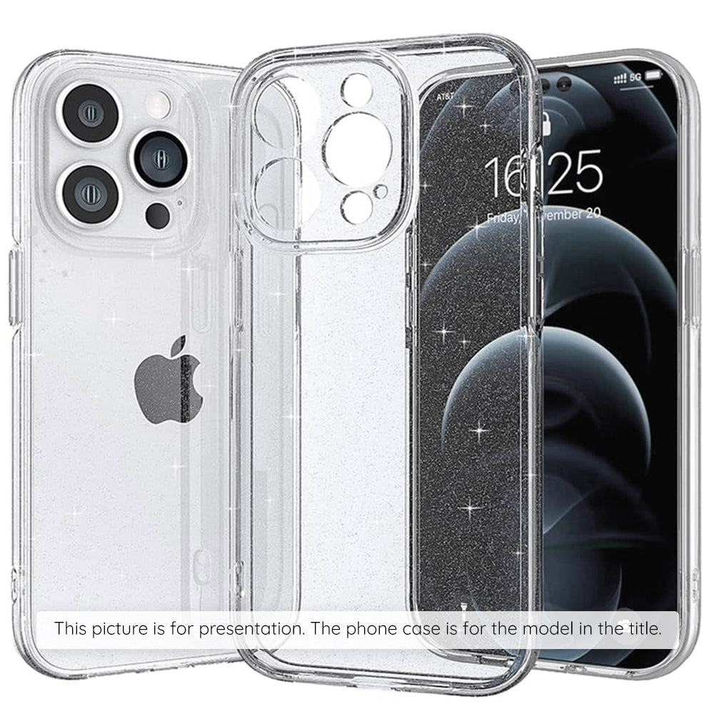Case for Samsung Galaxy S26 Plus S947, Techsuit, SparkleSkin, Transparent