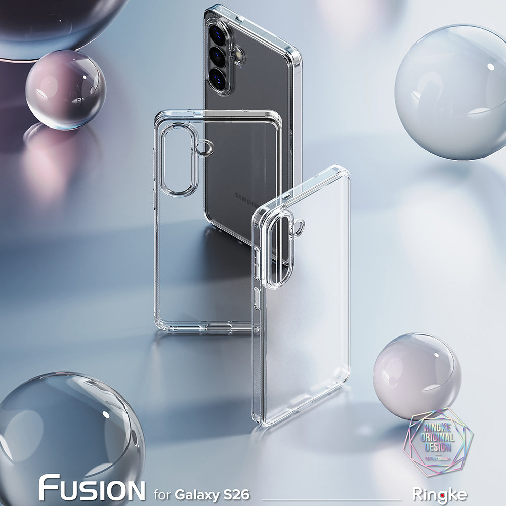 Case for Samsung Galaxy S26 S942, Ringke, Fusion, Transparent