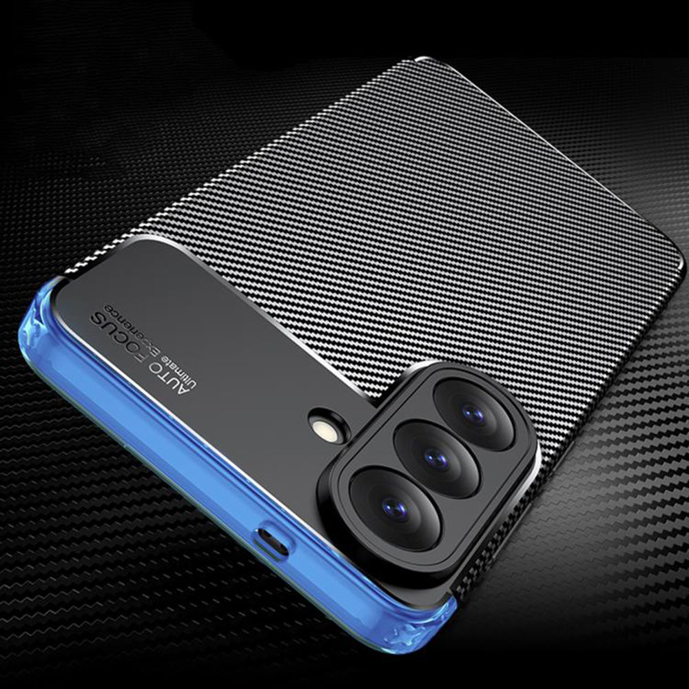 Case for Samsung Galaxy S26 S942, Techsuit, CarbonFiber, Black