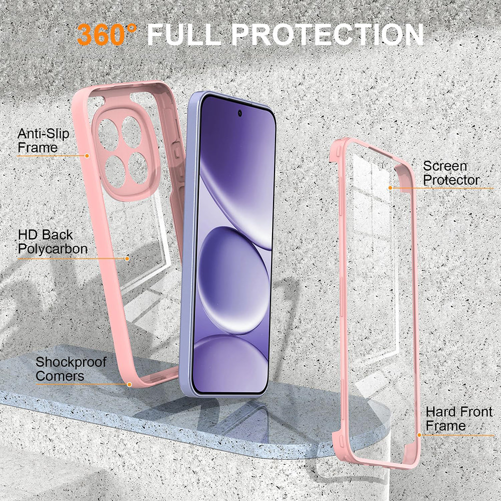 Case for Samsung Galaxy S26 S942, Techsuit, ColorVerse 360, Pink