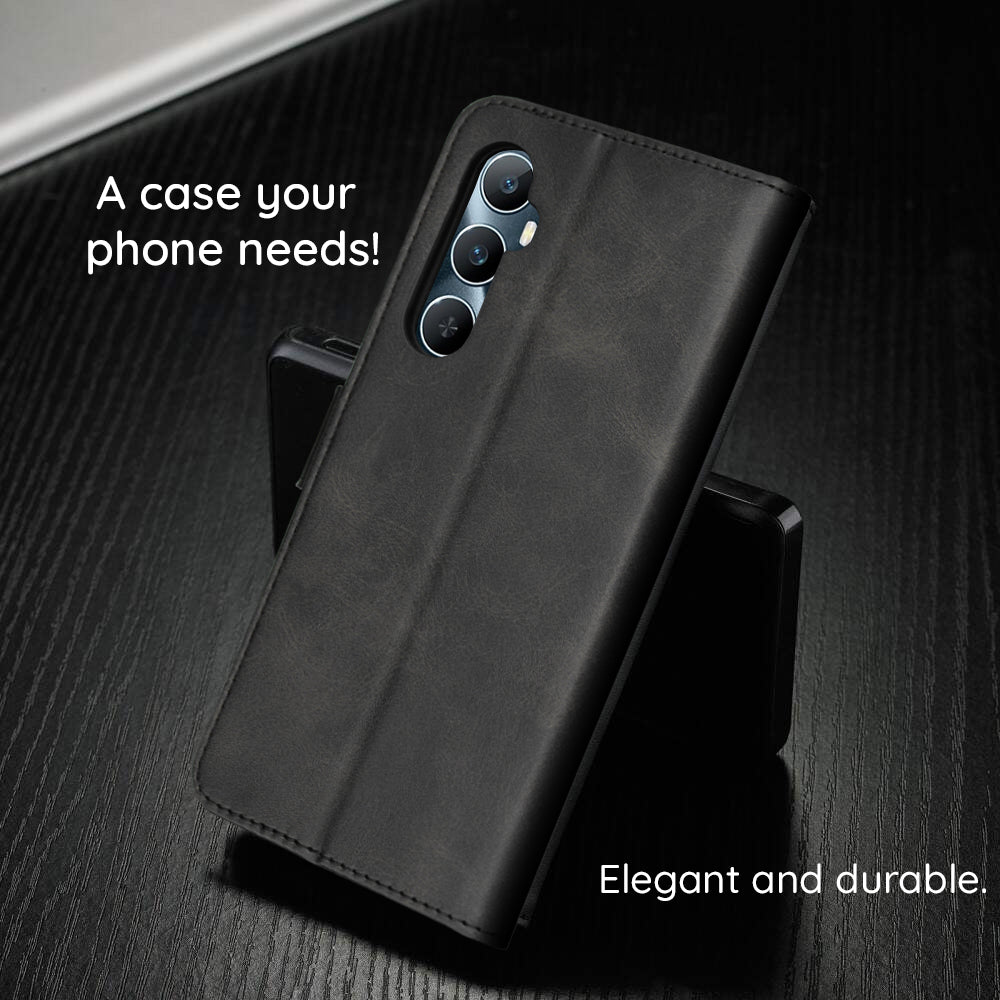 Case for Samsung Galaxy S26 S942, Techsuit, Diary Book, Black