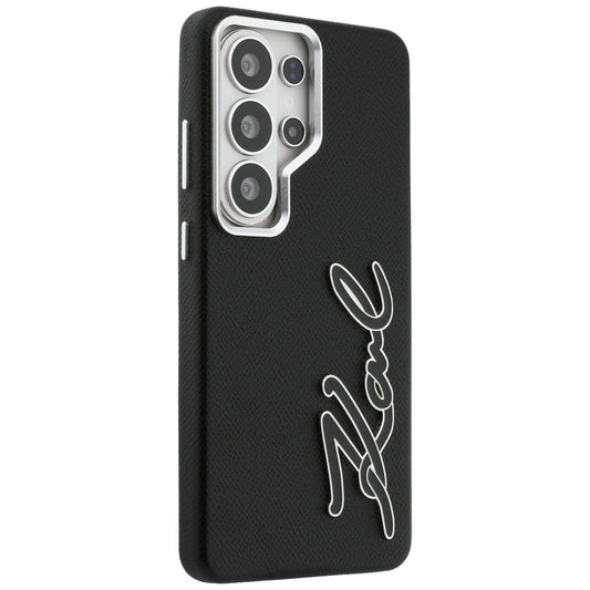 Case for Samsung Galaxy S26 Ultra S948, Karl Lagerfeld, Signature Resin Logo, Black