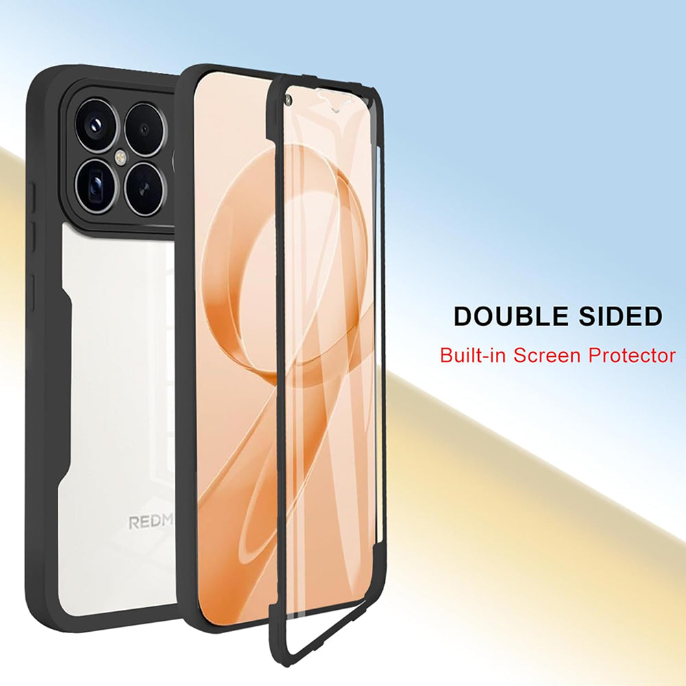 Case for Xiaomi Poco F8 Pro, Techsuit, ColorVerse 360, Black