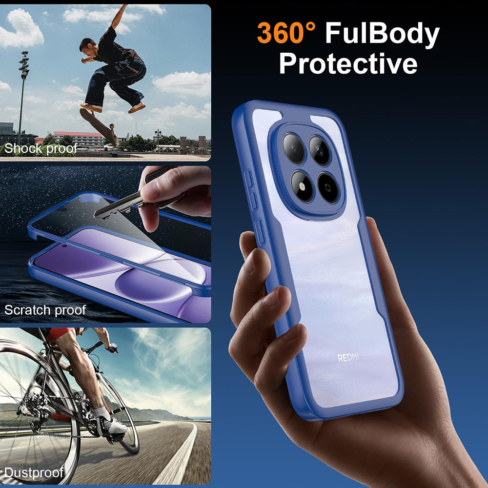 Case for Xiaomi Poco M8 Pro / Redmi Note 15 Pro+ 5G, Techsuit, ColorVerse 360, Blue