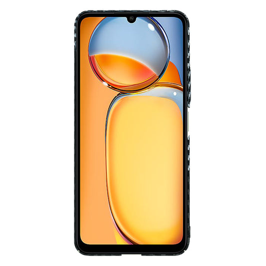 Case for Xiaomi Redmi 13C 5G / 13C / Poco C65, Techsuit, Carbonite FiberShell, Black Gray