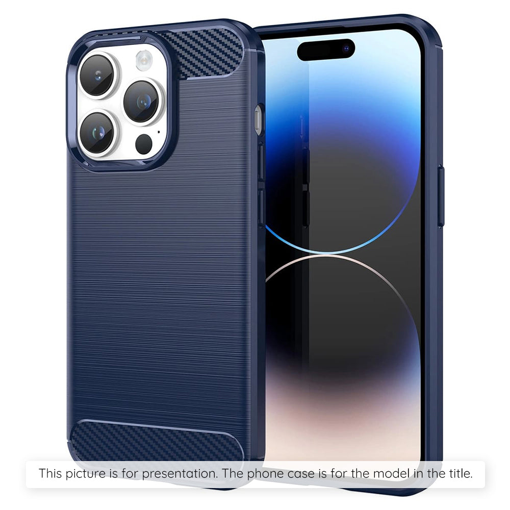 Case for Xiaomi Redmi Note 15 Pro 5G, Techsuit, Carbon, Blue