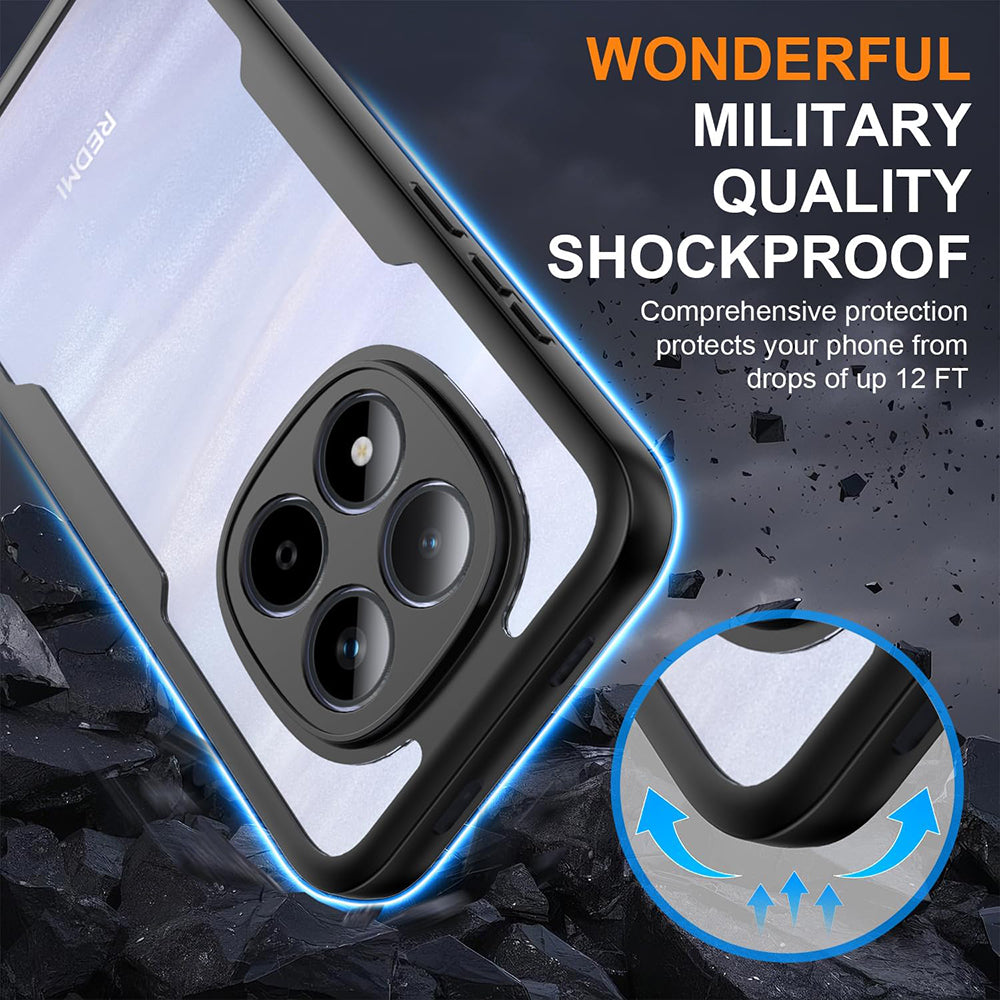 Case for Xiaomi Redmi Note 15 Pro 5G, Techsuit, ColorVerse 360, Black