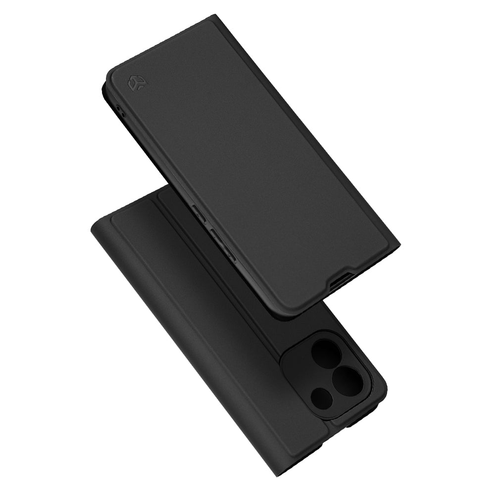 Case for Xiaomi Redmi Note 17 Pro Max, Techsuit, Magskin Book, Black