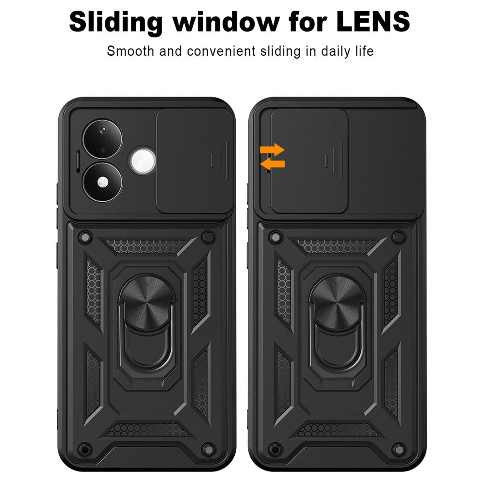 Case for Xiaomi Redmi Note 17 Pro, Techsuit, CamShield, Black