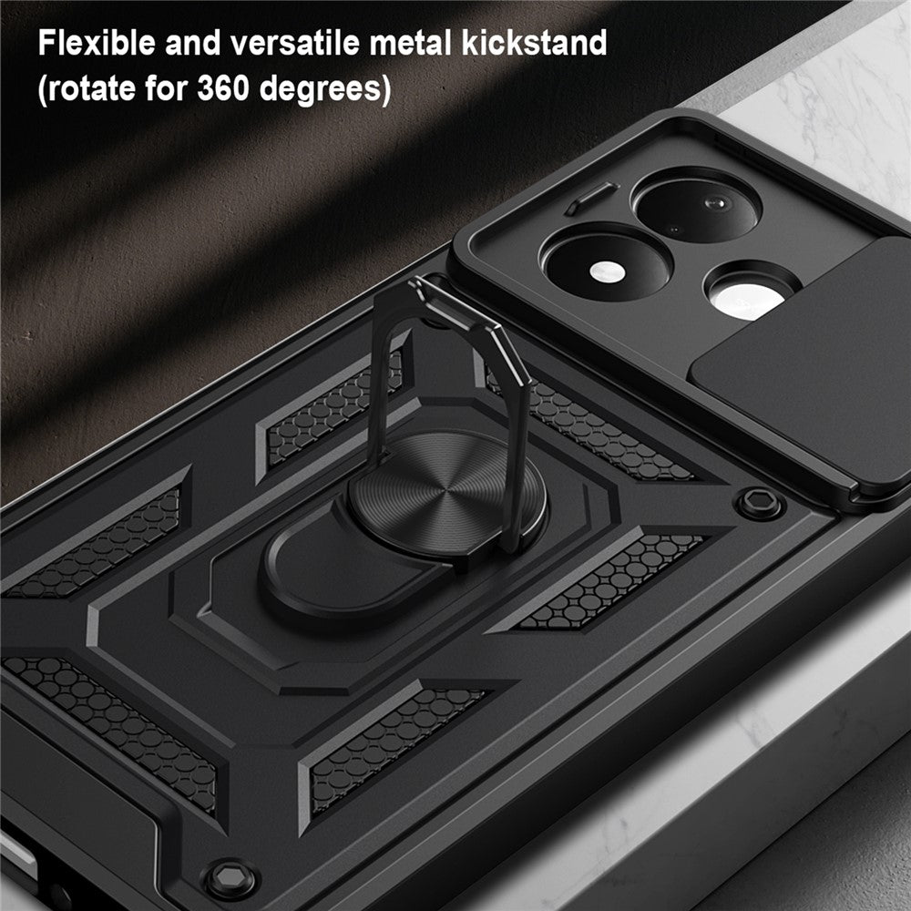 Case for Xiaomi Redmi Note 17 Pro, Techsuit, CamShield, Black
