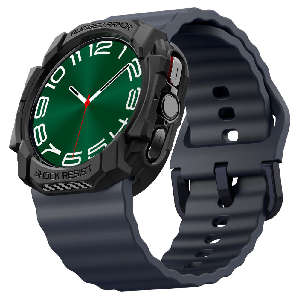 Spigen Rugged Armor Case for Samsung Galaxy Watch Ultra, Black ACS08426