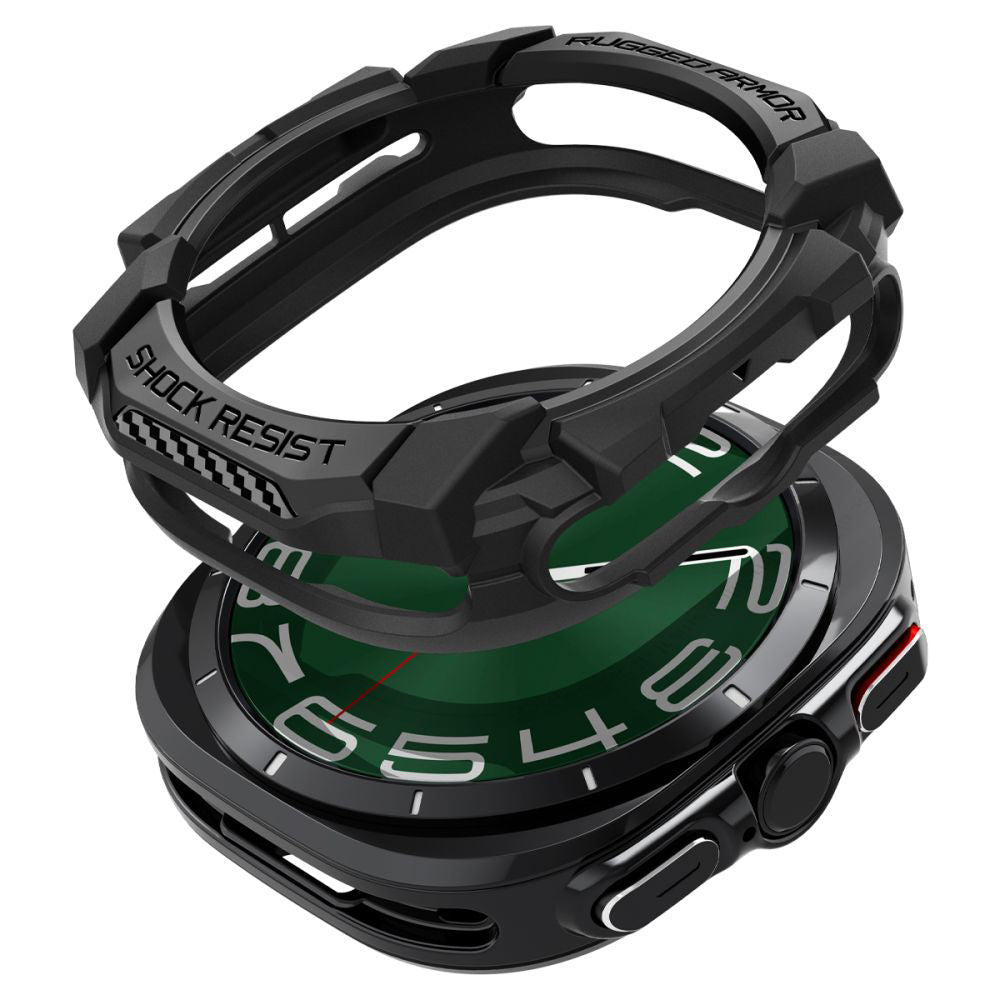 Spigen Rugged Armor Case for Samsung Galaxy Watch Ultra, Black ACS08426