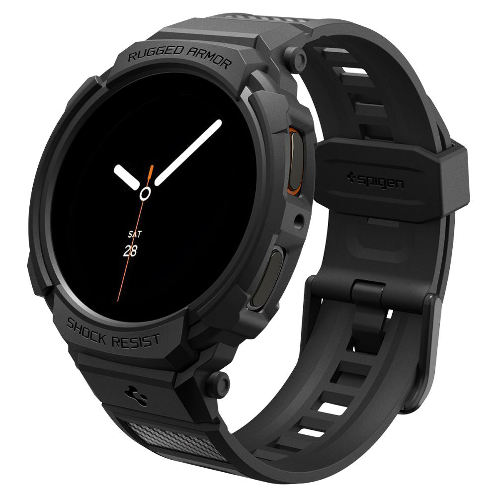 Spigen Rugged Armor Pro Case for Samsung Galaxy Watch9 / Watch8 44mm, Black ACS10007