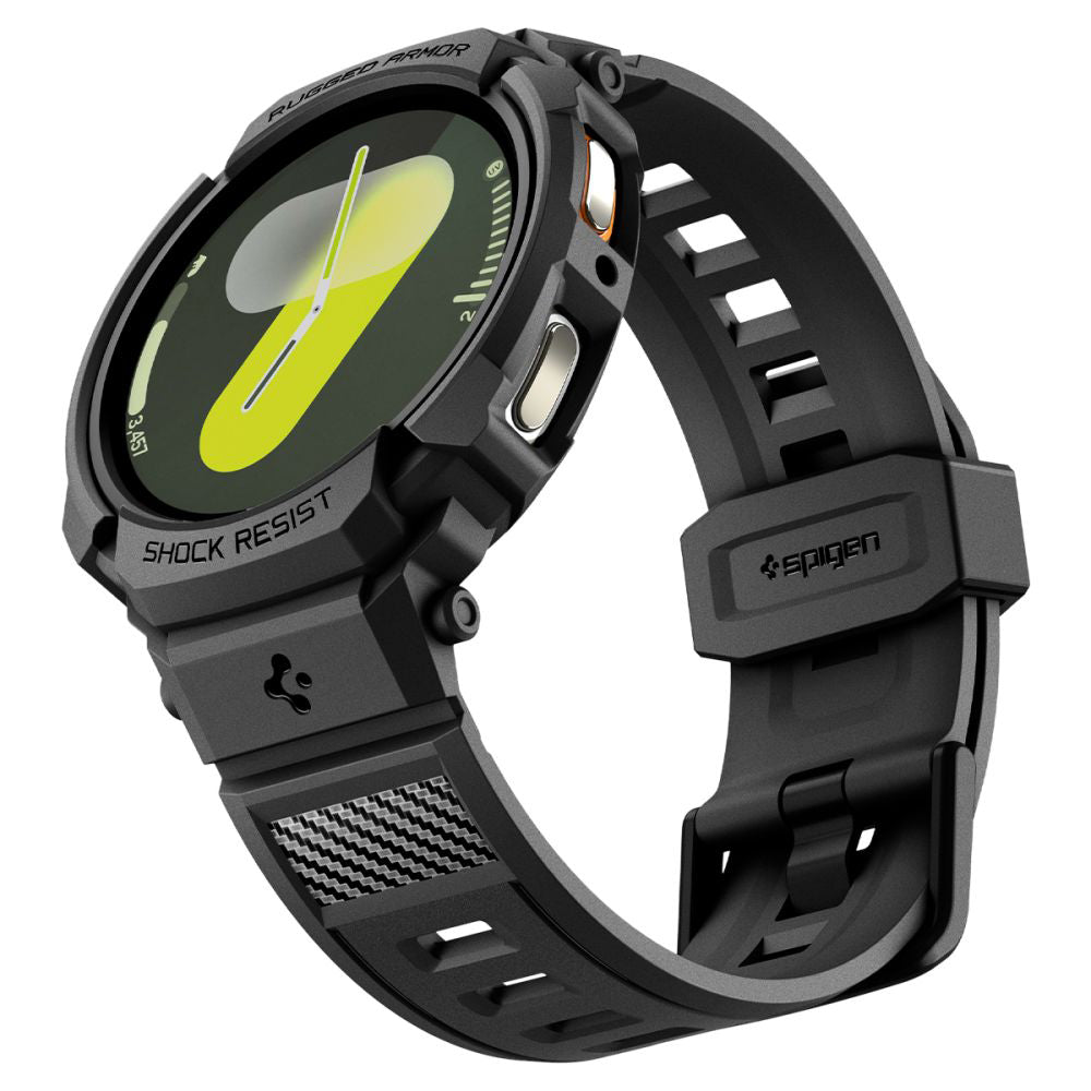 Spigen Rugged Armor Pro Case for Samsung Galaxy Watch9 / Watch8 44mm, Black ACS10007