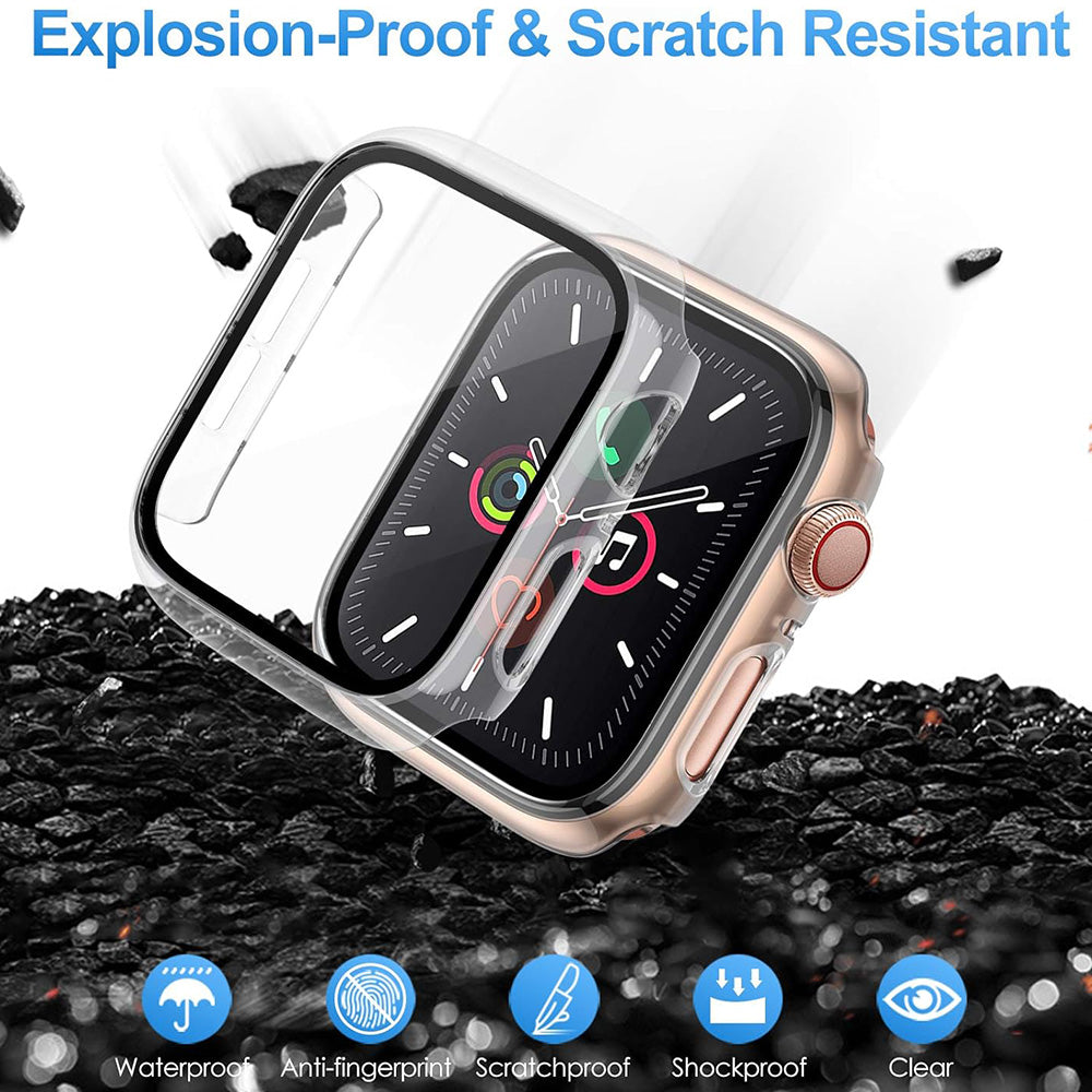 Techsuit Defense360 Pro Case for Apple Watch 40mm Series, Transparent