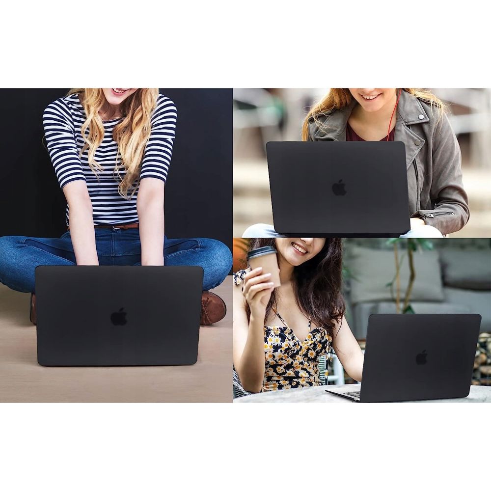 Techsuit UltraShell Case for Apple MacBook Air 15inch (2026) / (2025) / (2024) / (2023), Black