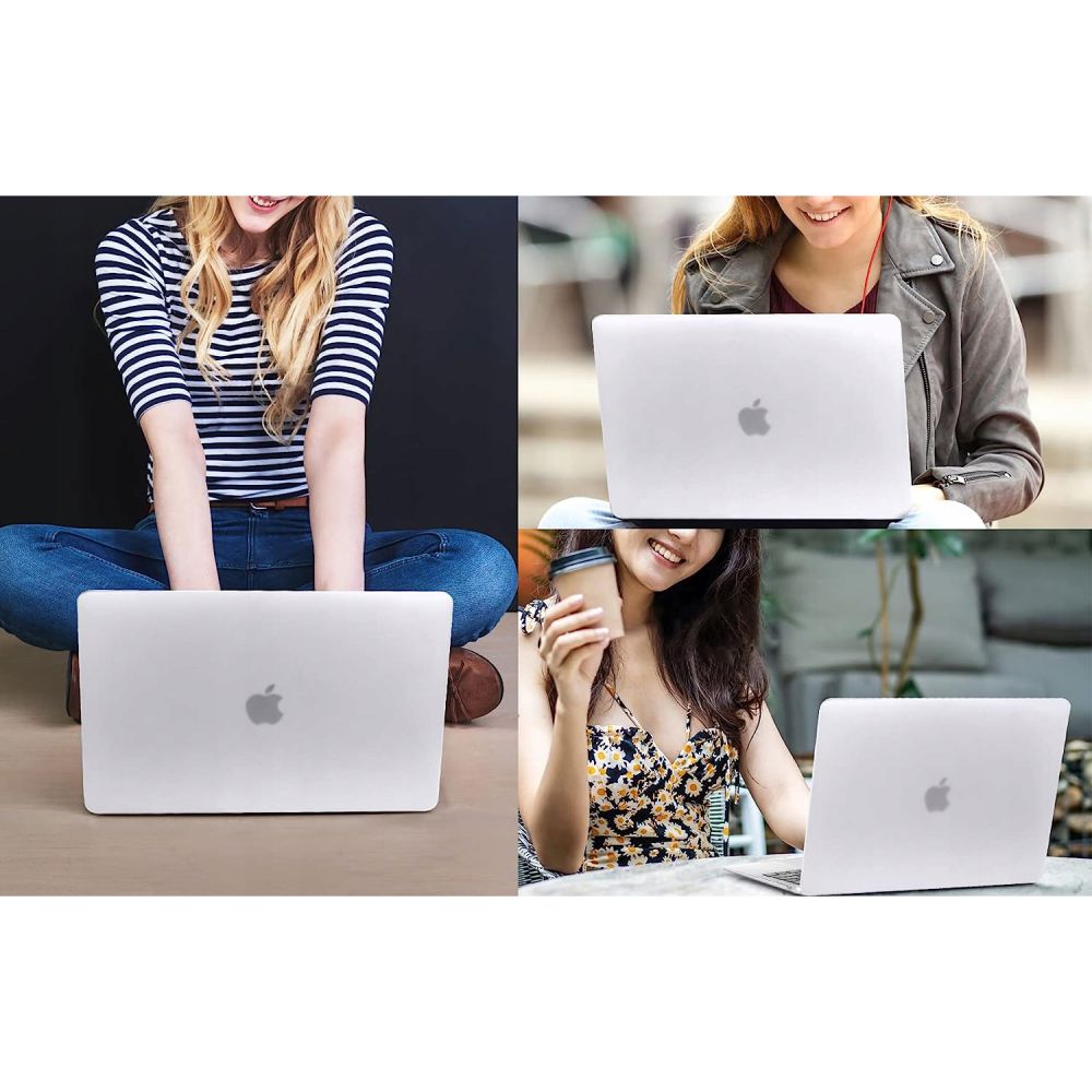 Techsuit UltraShell Case for Apple MacBook Air 15inch (2026) / (2025) / (2024) / (2023), Matte Transparent