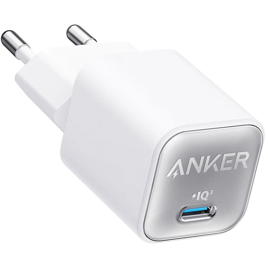 Network Charger Anker 511 Nano 3, 30W, 3A, 1 x USB-C, White A2147G21