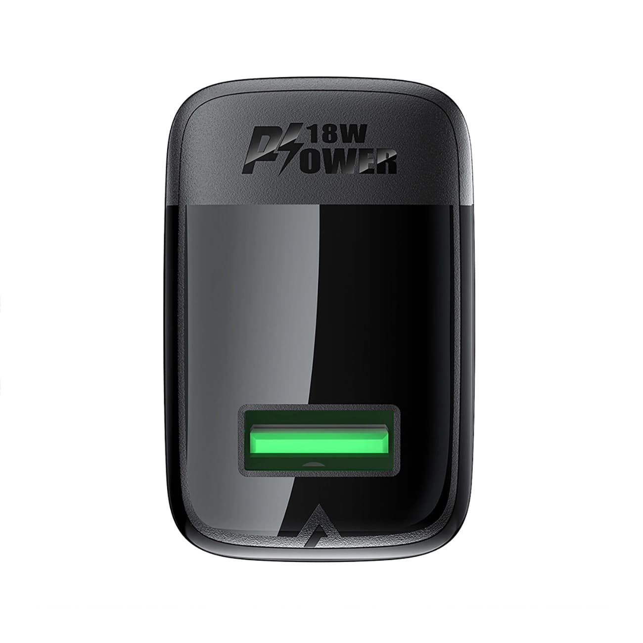 Acefast A90 USB-C Network Charger, 18W, 3A, 1 x USB-A, Black