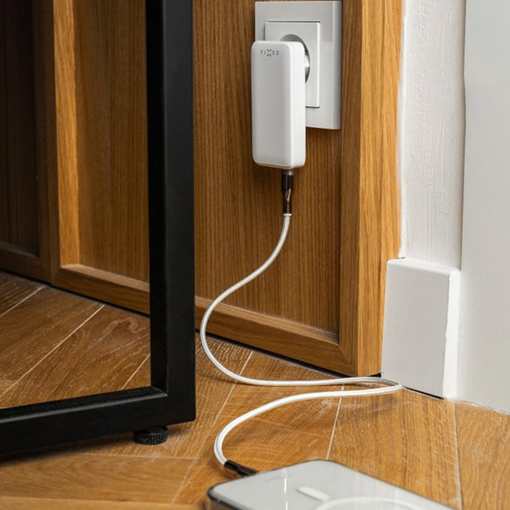 Fixed Travel Network Charger, 45W, 3A, 2 x USB-C, White
