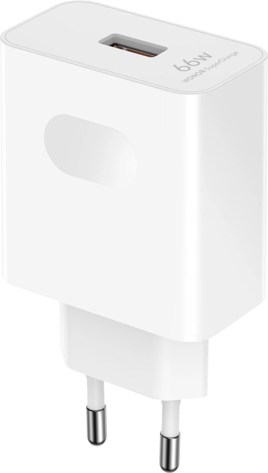 Honor Network Charger HN-110600E00, 66W, 6A, 1 x USB-A, White 2221951