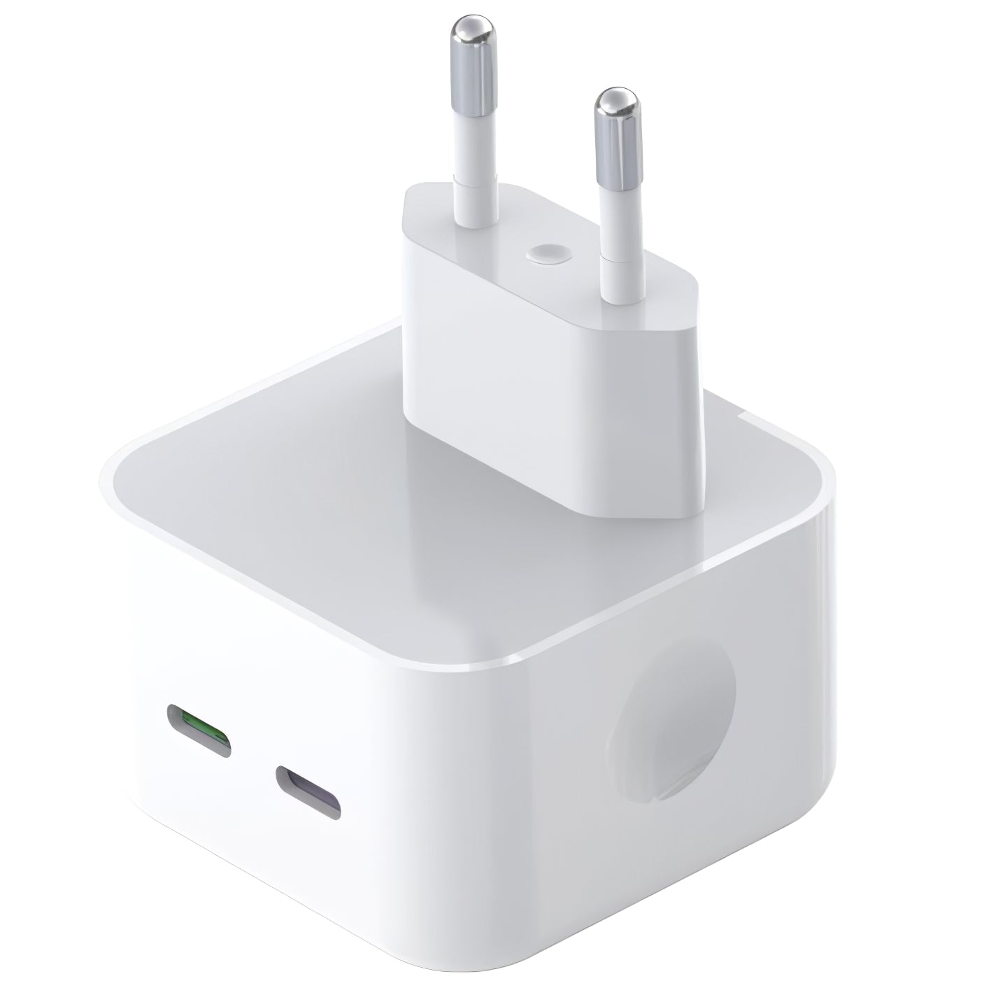 XO Design L102 Network Charger, 35W, 3A, 2 x USB-C, White