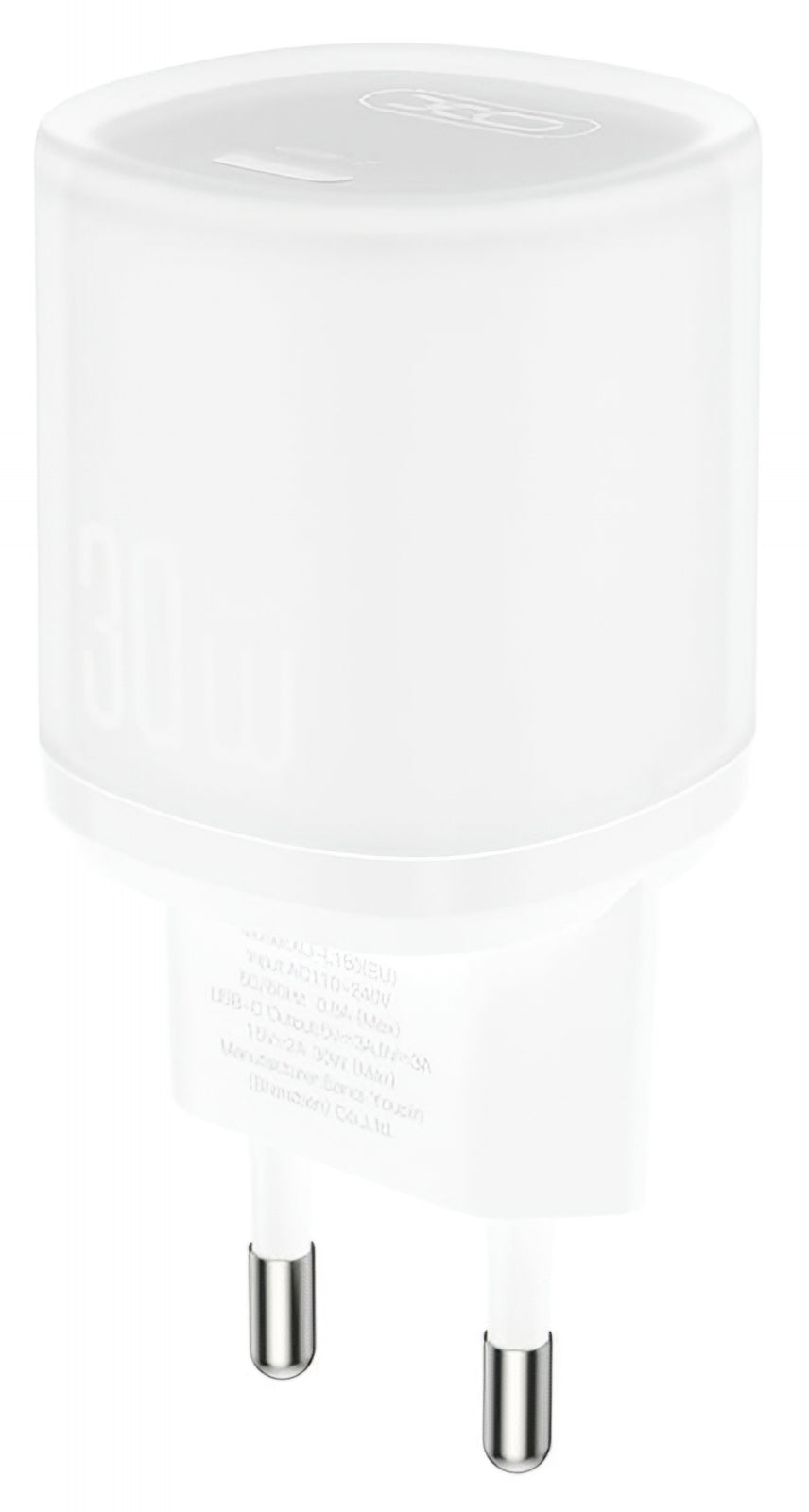 XO Design L150 Network Charger, 30W, 3A, 1 x USB-C, White