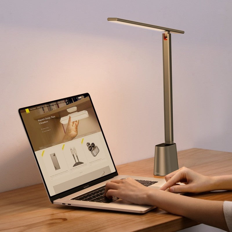 Baseus Smart Eye LED Desk Lamp, Gray DGZG-0G