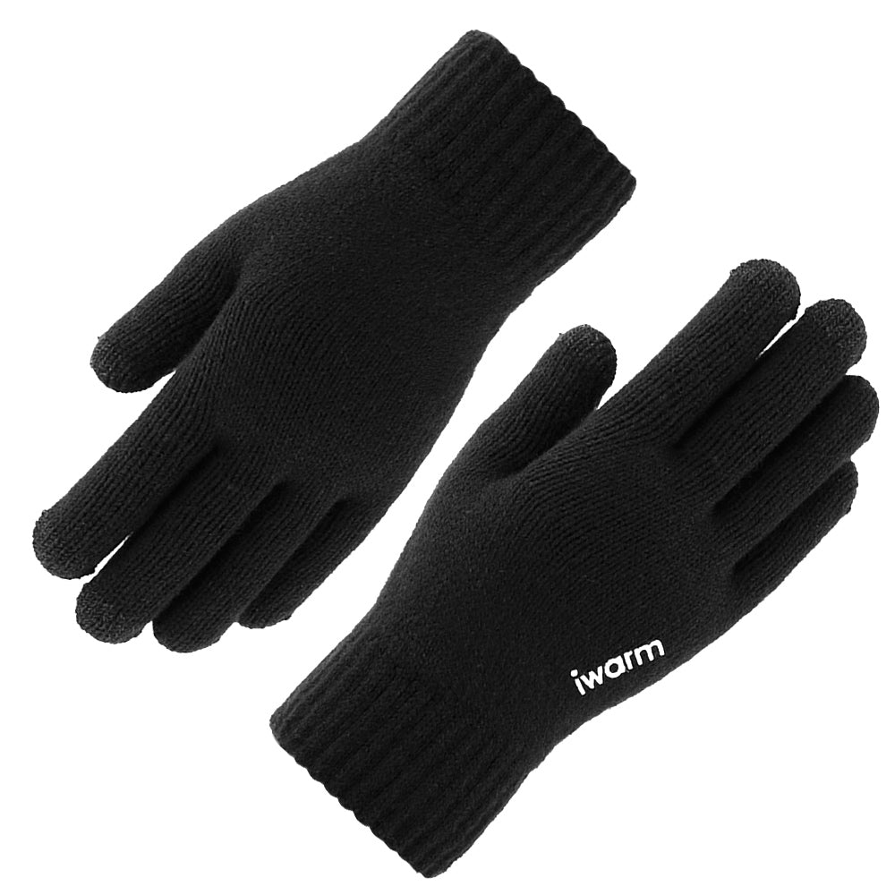 Iwarm ST0005 Tactile Winter Gloves, Size 21cm, Black