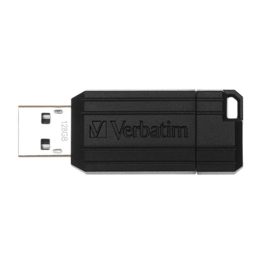 External USB-A Verbatim PenDrive Pinstripe, 128Gb