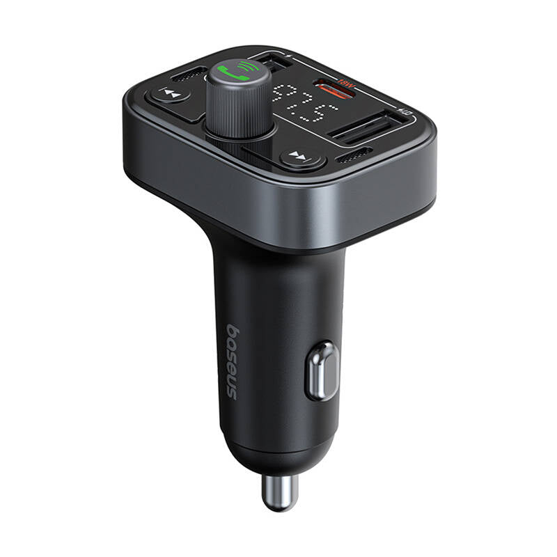 Bluetooth FM Modulator Baseus S-09 Pro, 2 x USB-A - 1 x USB-C C10762200113-00